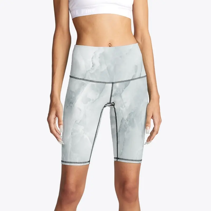 Marbled Grey and White Athletic Wear